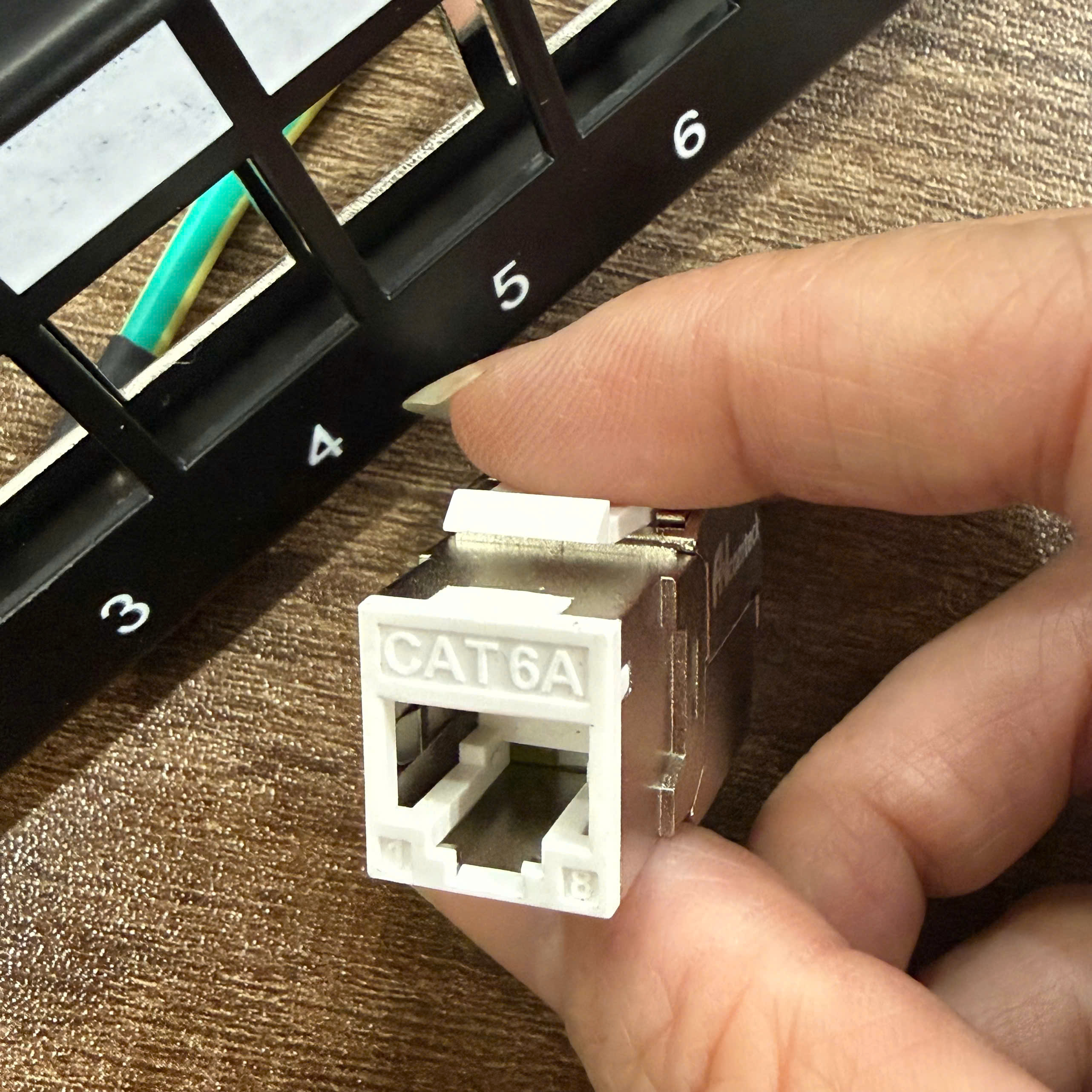 Thanh đấu nối mạng 48 cổng 2U Cat6 FTP mã ACT-48S2U, ACT-S6A-001 chính hãng ANCOMTECK